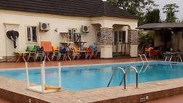 Room, 1 Bedroom, Accessible, Smoking | Pool | Indoor pool