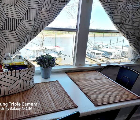 View from property - Bruiser Cozy Riverfront School Bus Pet Friendly (West Monroe)