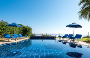 Villa, 3 Bedrooms, Balcony | Sun deck - Villa Irene, Amazing Views From the Heights, Lindos 10 Mins, Beach 4 Mins (Rhodes)