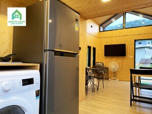 Ferienhaus, 1 Schlafzimmer, Raucher, Balkon | Innenbereich