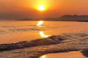 Bungalow, 1 camera da letto, balcone, vista giardino | Spiaggia