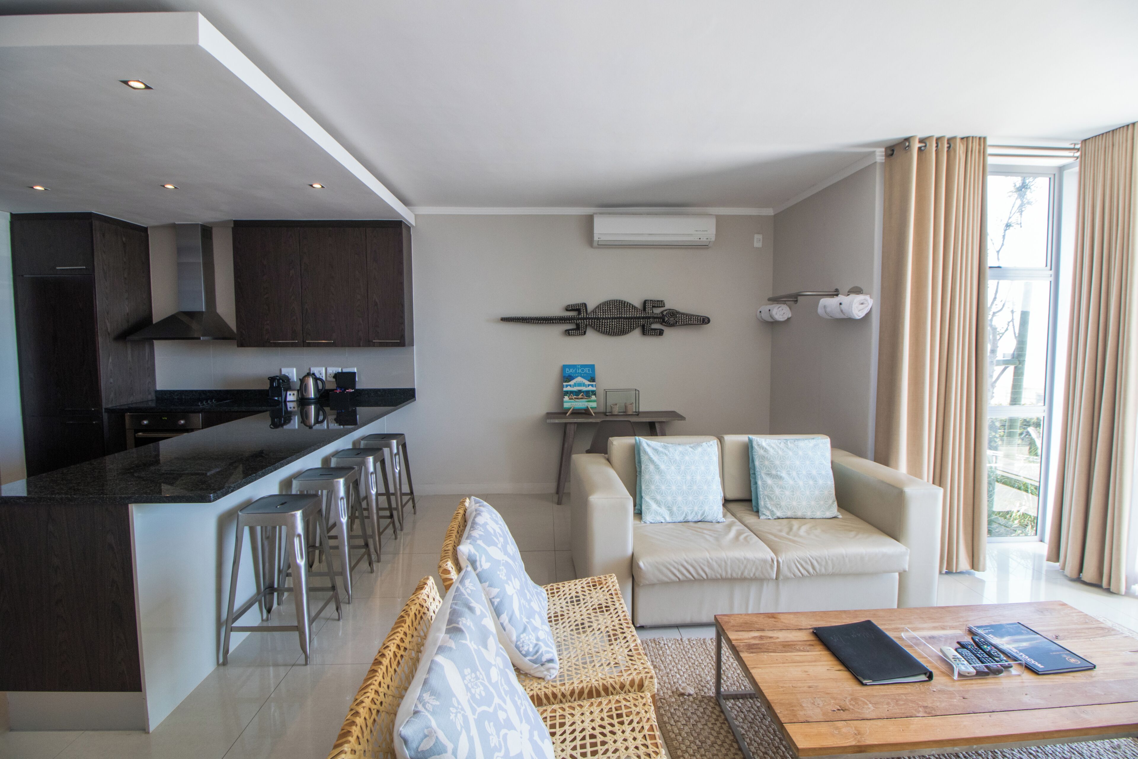 Apartment, 1 Schlafzimmer, Terrasse, Meerblick | Wohnbereich