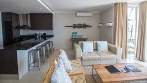 Apartment, 1 Bedroom, Patio, Ocean View | Living area - Camps Bay One Bedroom Apartment - The Crystal (Cape Town)