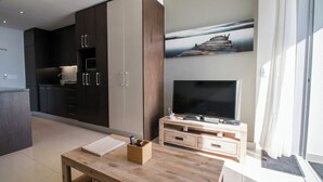 Apartment, 1 Bedroom, Patio, Ocean View | Living area - Camps Bay One Bedroom Apartment - The Crystal (Cape Town)