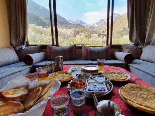 3-bedroom Apartment in Imlil With View of Mount Toubkal