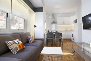 Appartement, 1 chambre, vue sur la ville | Restauration