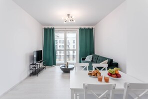 Deluxe Apartment | Living area - Chill Apartments Ursynów (Warsaw)