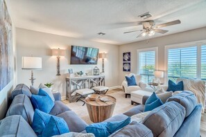 TV - Take your time at Dune Thyme / Gulf Front Condo / Steps to Sand / Community Pool (Santa Rosa Beach)