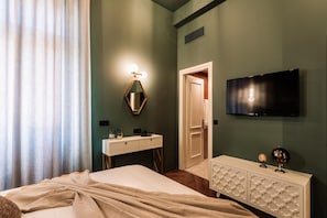 Habitació doble Deluxe | 1 dormitori, llençols de cotó egipci i roba de llit d'alta qualitat