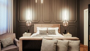 Queen Suite, Sea View | エジプト綿のシーツ、高級寝具、低反発ベッド、セーフティボックス (室内)