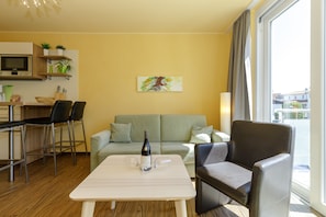 Living area - Pure beach life, less than 100m to the beach (Kühlungsborn)