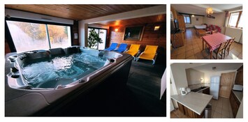 Image of Gîte dans chalet Chloé-Terrace-Gîte-Family-Ensuite with Shower