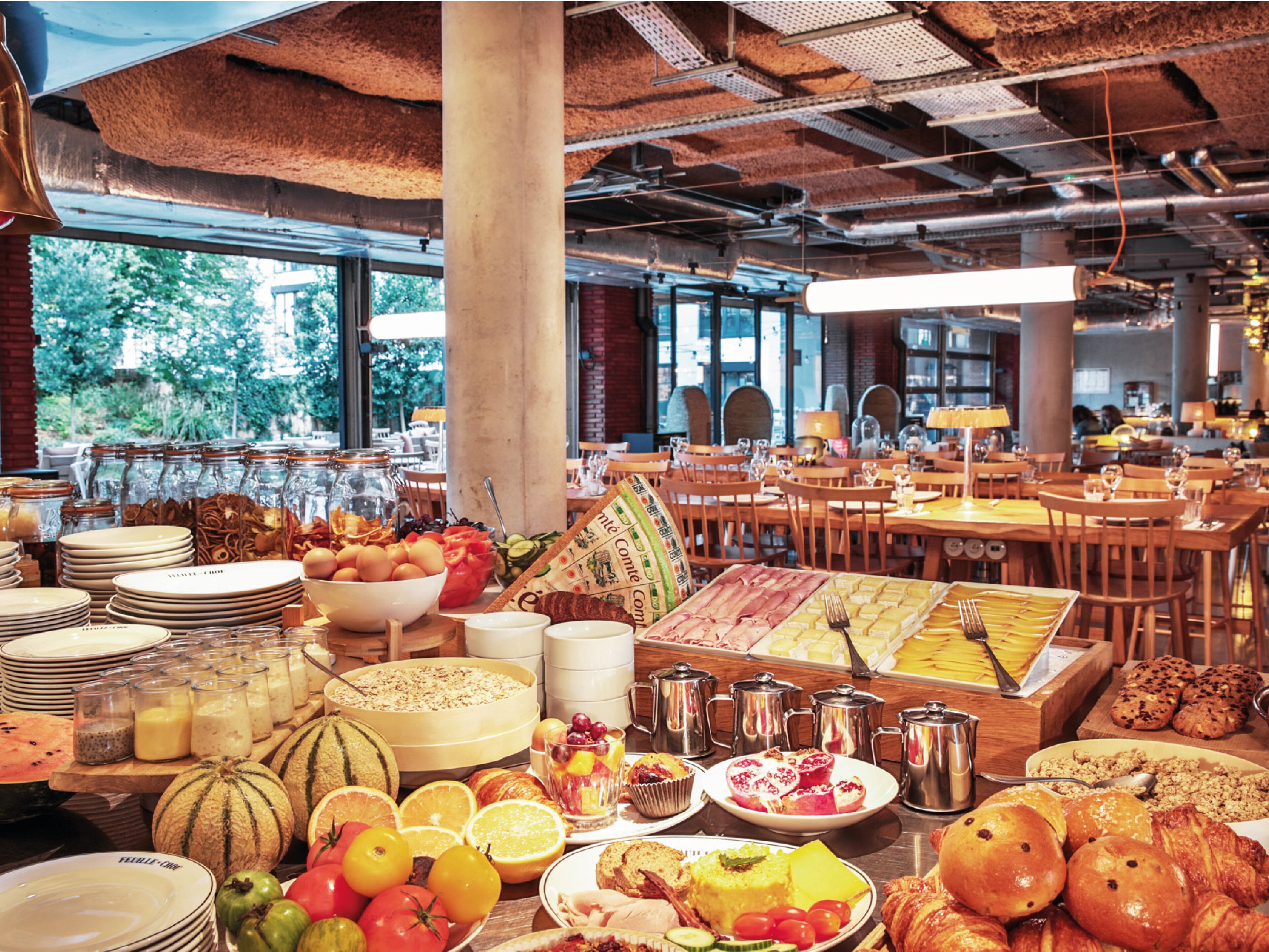 Daily buffet breakfast (EUR 24 per person)