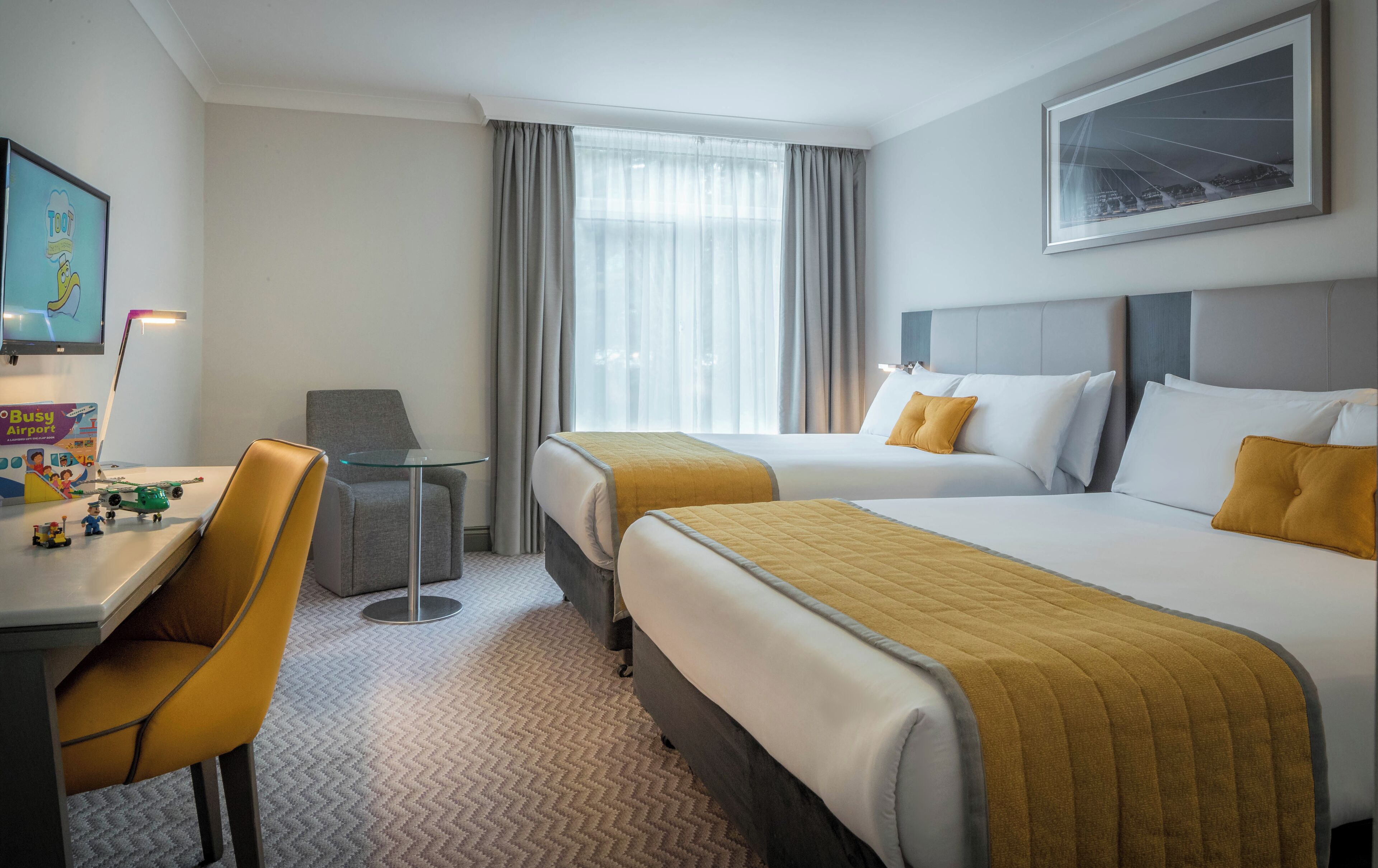 deluxe double and single | in-room safe, laptop workspace, soundproofing, iron/ironing board