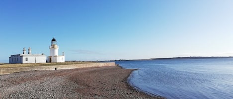 Vlak bij het strand