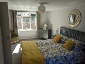 2 bedrooms, iron/ironing board, travel crib, WiFi