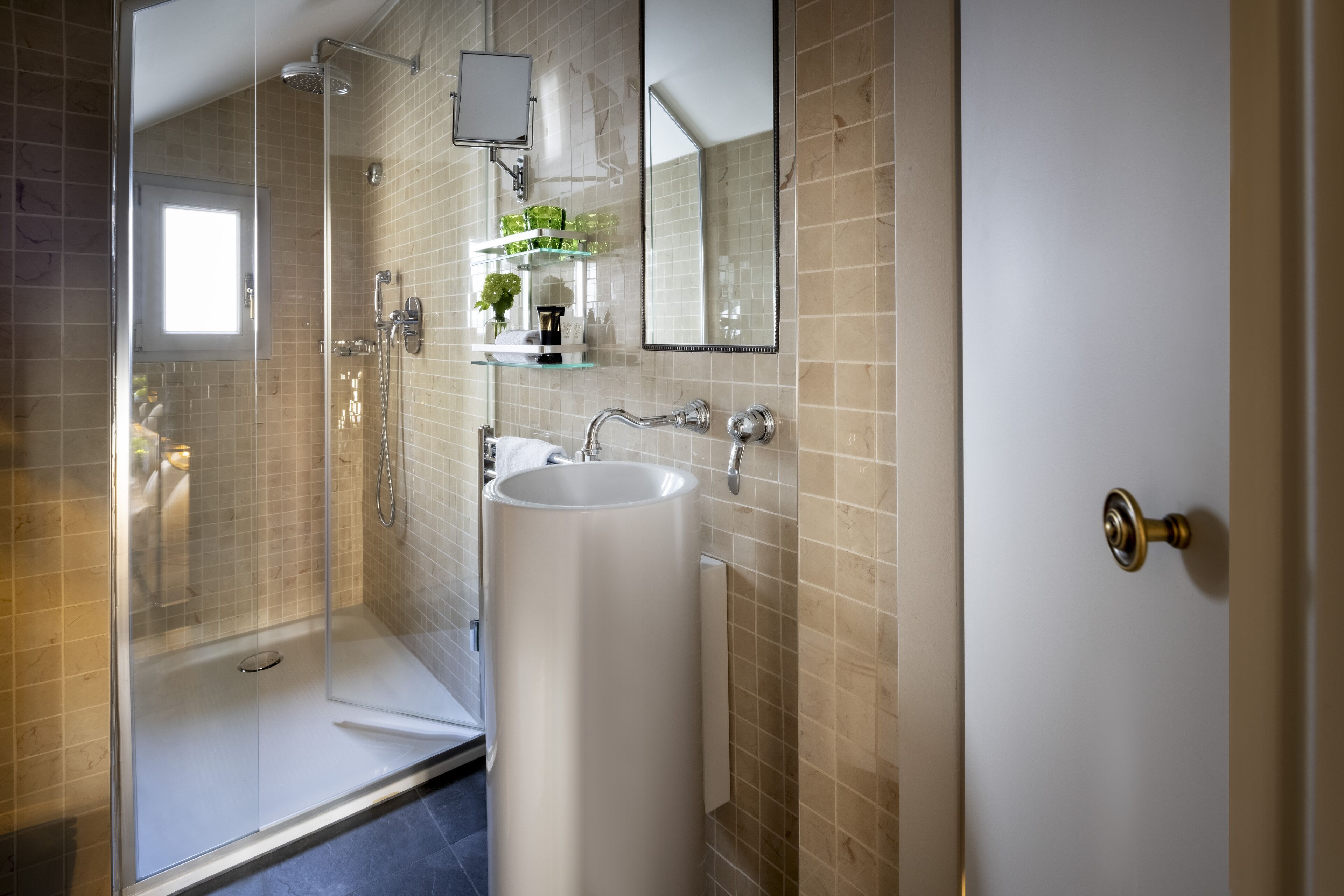 superior room, spa access | bathroom | shower, rainfall showerhead, free toiletries, hair dryer