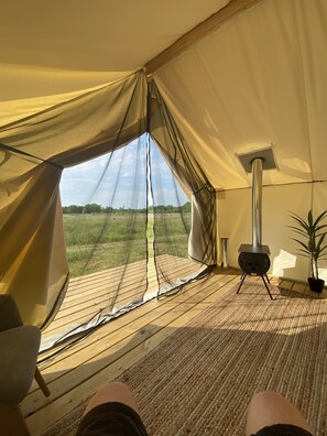Terrace/patio - Off Map Glamping - Safari Tent (South Haven)