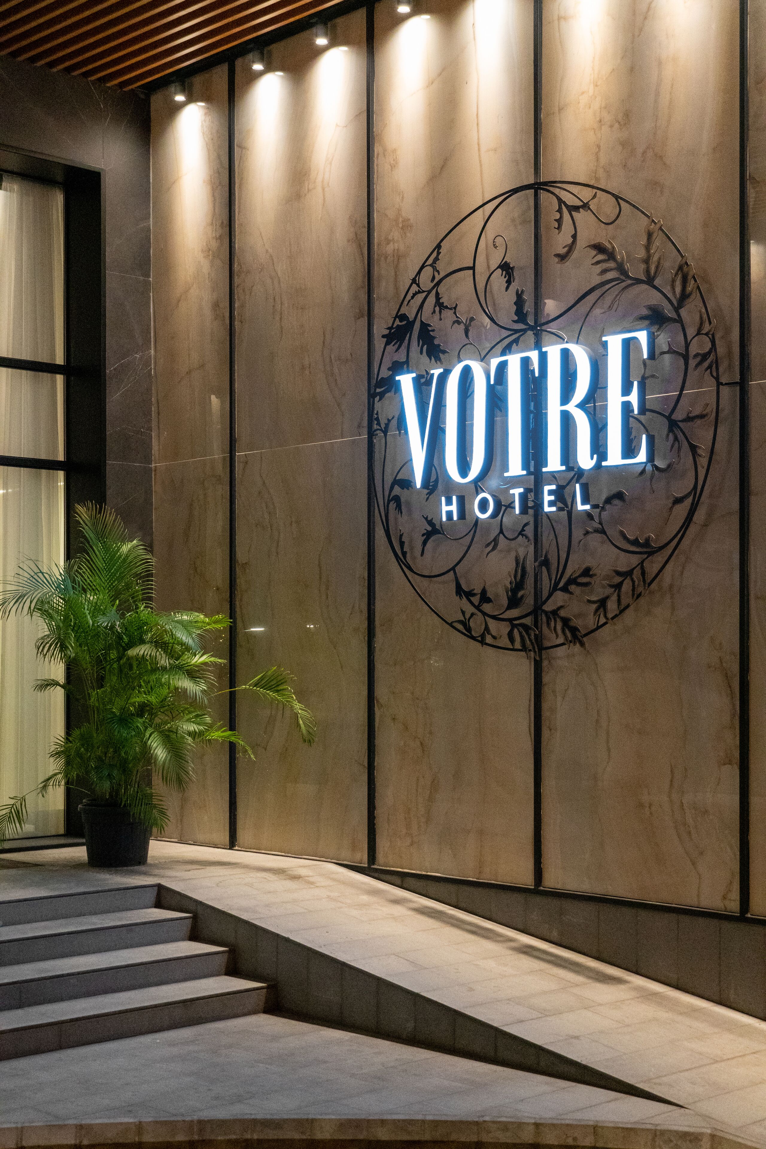 Façade de l’hébergement