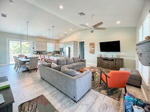 Smart TV, video games, ping pong, books