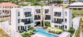 #3-2BR Shalimar Vacation Townhouse, Frigate Bay, Saint Kitts.