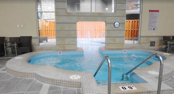 Indoor pool, a heated pool