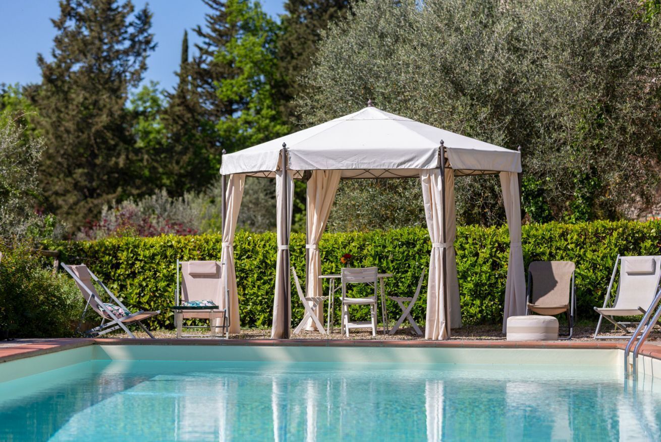 Una piscina riscaldata