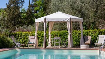 Una piscina riscaldata