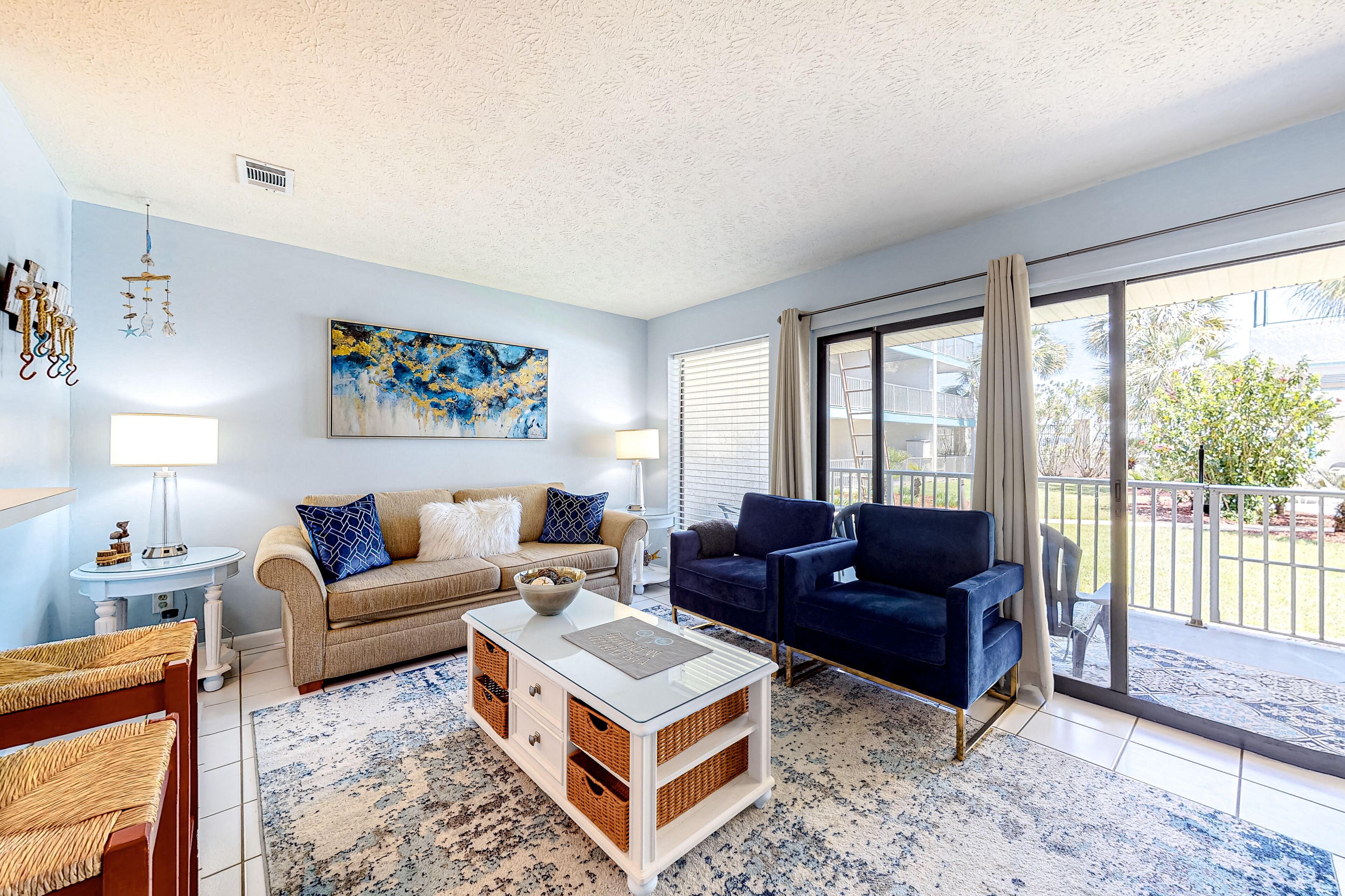 Cozy coastal condo with shared pool and easy beach access