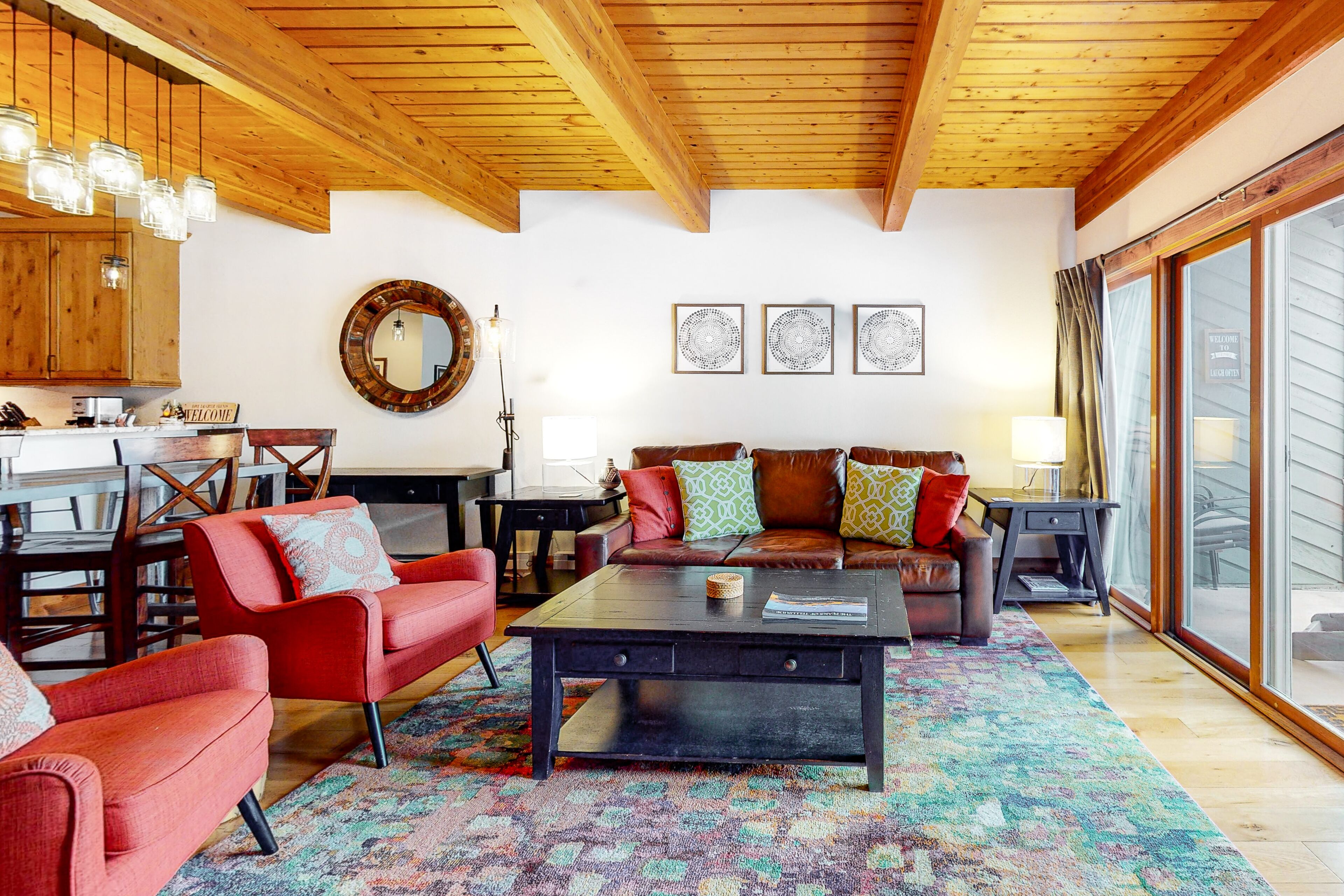 Mountain-view condo with hot tub & fireplace - walk to gondola/Main St