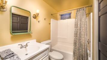 Free toiletries, hair dryer, towels