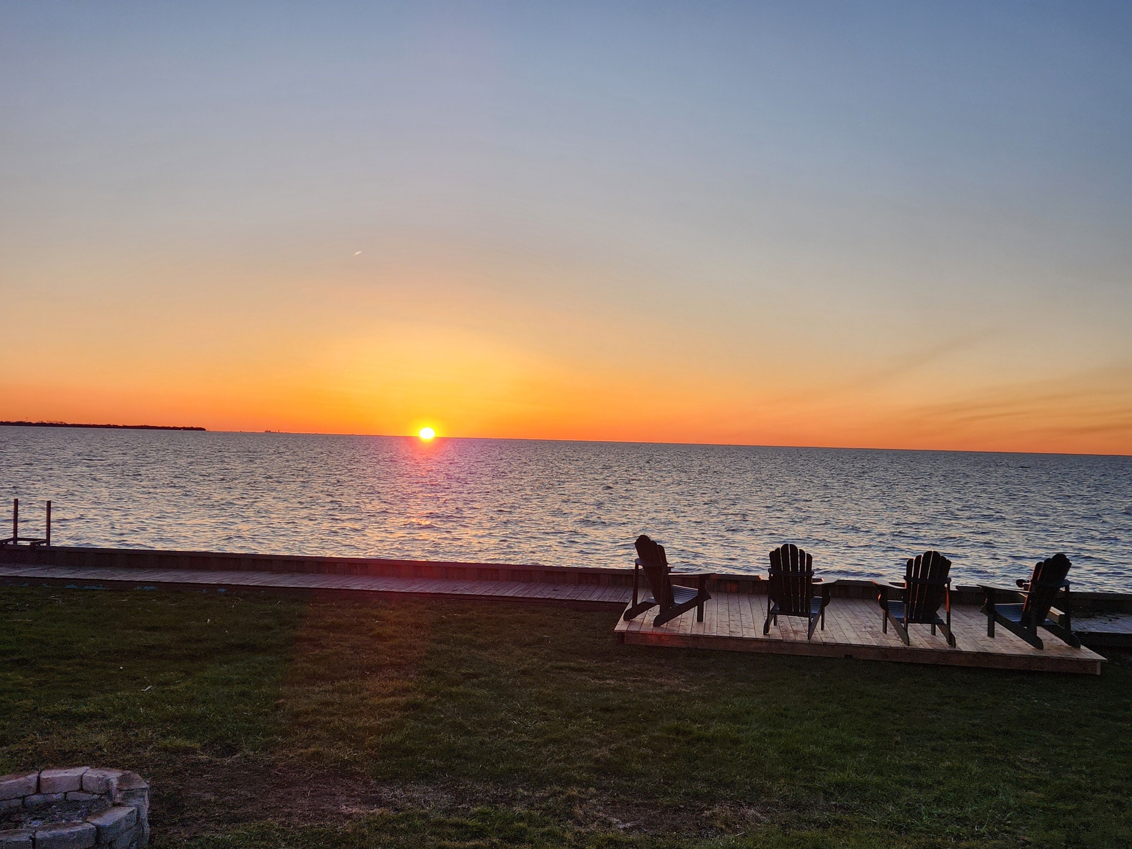 Deck on Lake St. Clair 