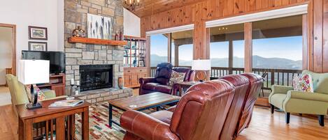 TV, fireplace, DVD player