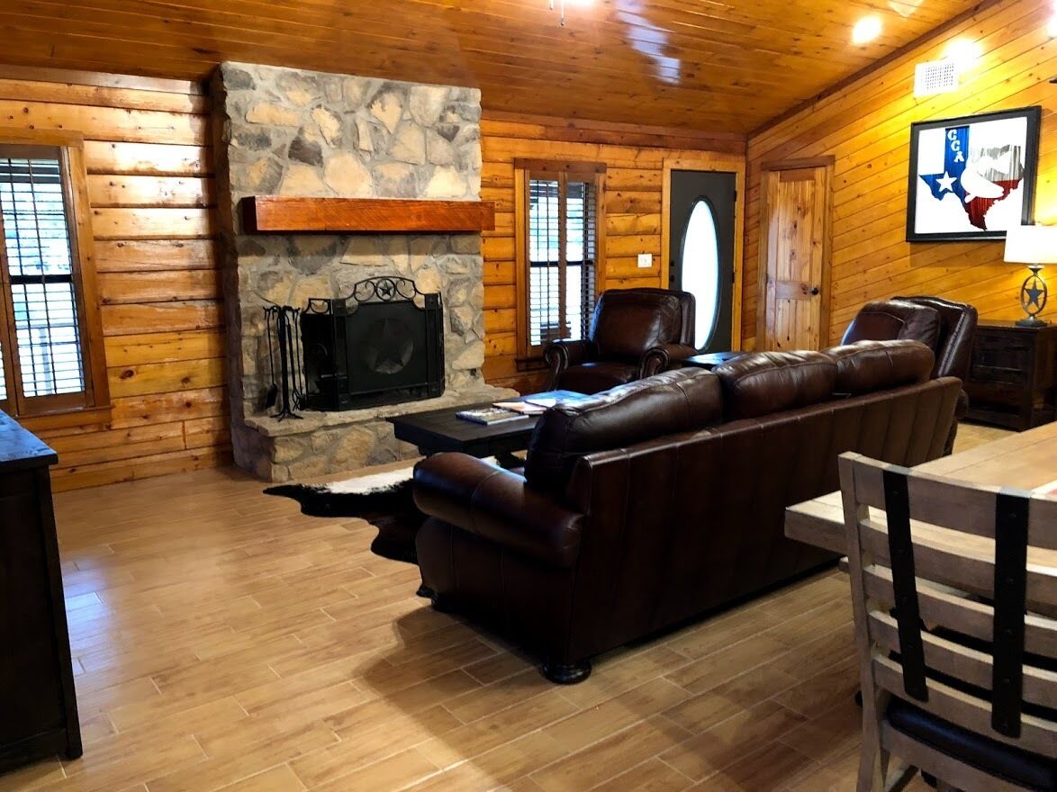 Hotel luxury in a Log Cabin