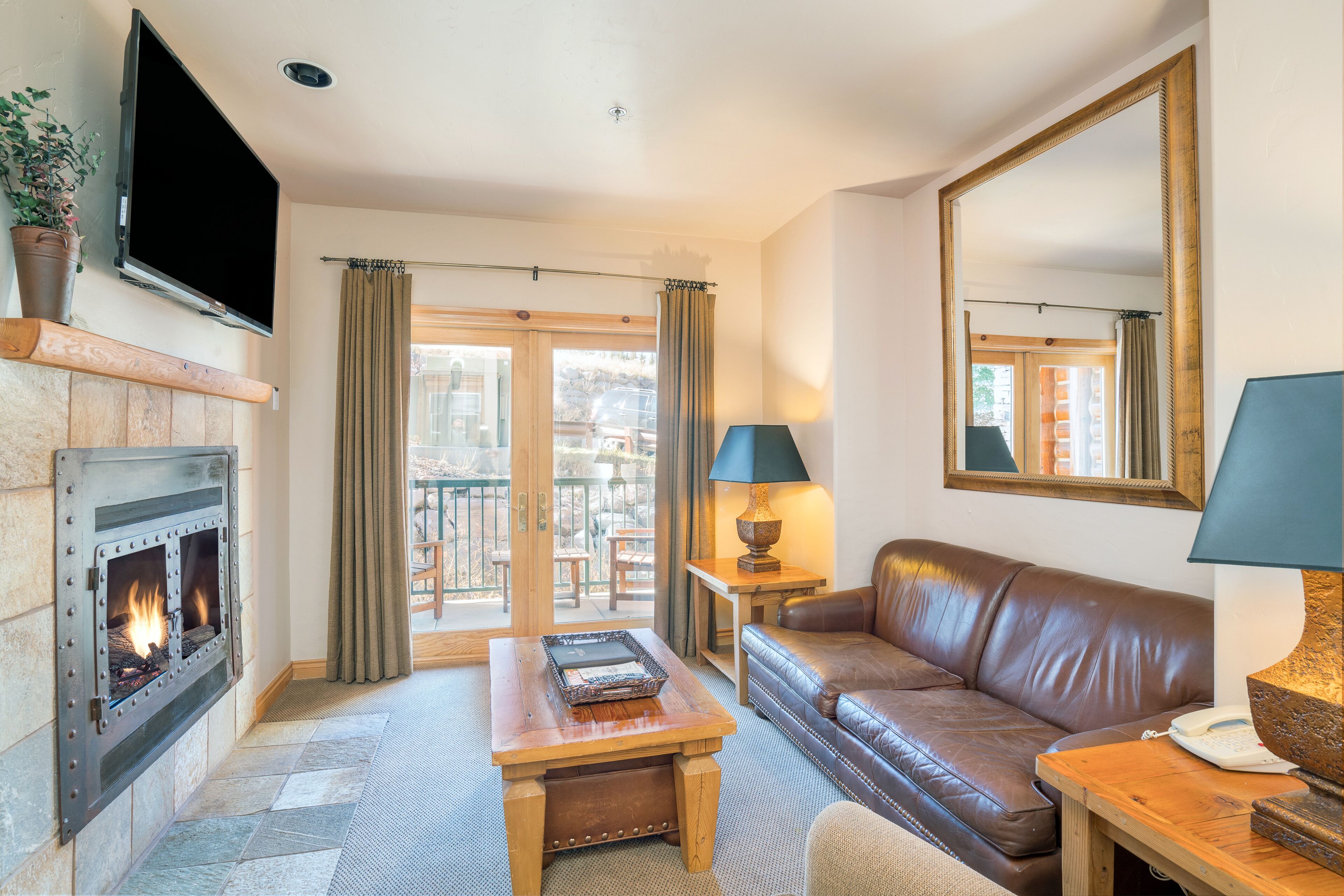Dog-friendly, ski-in/out condo with balcony, heated pool & hot tub