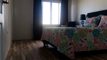 2 bedrooms, iron/ironing board, travel crib, free WiFi