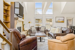 TV, fireplace, DVD player