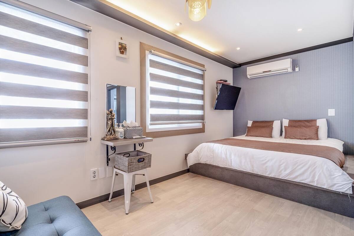 Basic Room, 1 Bedroom (Sapphire(oceanview,1층)) | 1 bilik tidur, Wi-fi percuma 