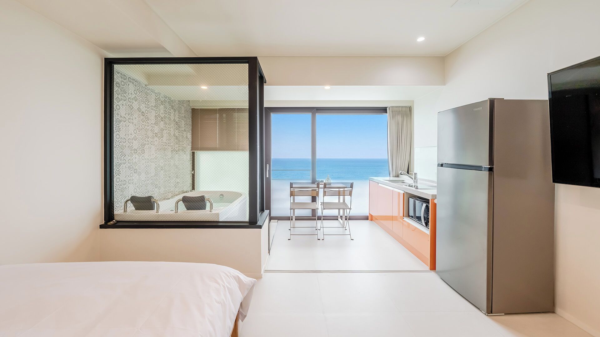 Basic-Zimmer, 1 Schlafzimmer (Room203(Spa/OceanView)) | 1 Schlafzimmer, kostenloses WLAN