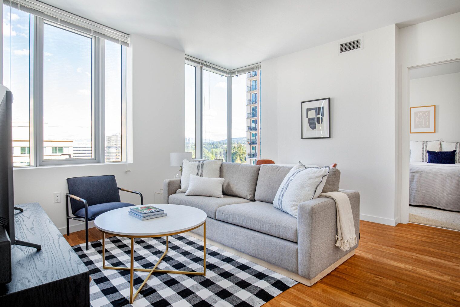 Televisie en een stereo