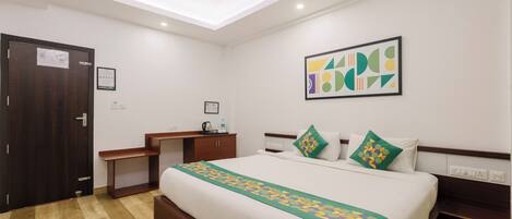 Deluxe-værelse | Individuel indretning, skrivebord, strygejern/strygebræt