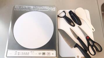 Departamento, para no fumadores | Cocina privada | Frigobar, microondas y tetera eléctrica