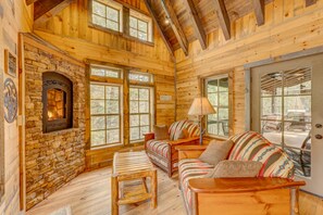 House, 3 Bedrooms | Living room | TV - Escape to Water Dance by Escape to Blue Ridge (Blue Ridge)