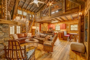 House, 3 Bedrooms | Living room | TV - Escape to Water Dance by Escape to Blue Ridge (Blue Ridge)