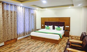 Habitación Deluxe doble | Tabla de planchar con plancha, wifi gratis, ropa de cama