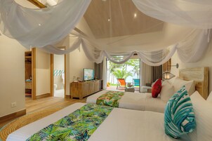 Sea View Bungalow with 2 Single Beds | Minibar, in-room safe, desk, soundproofing