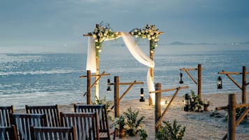 Zona para bodas al aire libre