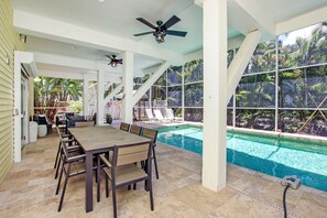 Una piscina climatizada