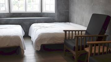 3 slaapkamers, beddengoed