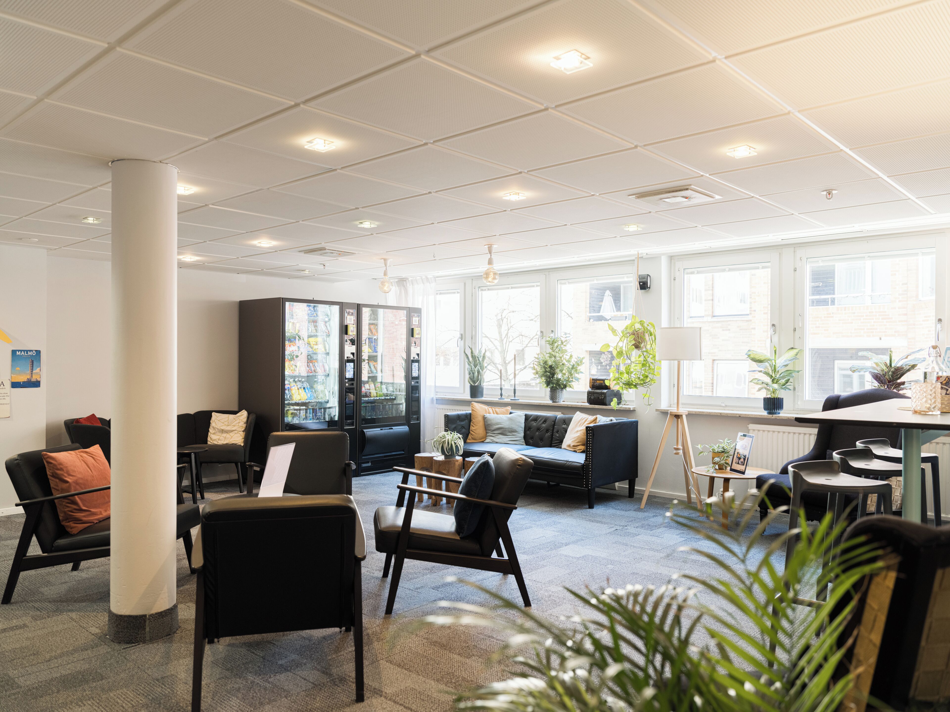 Sala de estar en el lobby